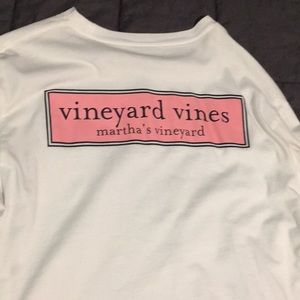 Vineyard Vines Long Sleeve Rec Logo Graphic Tee